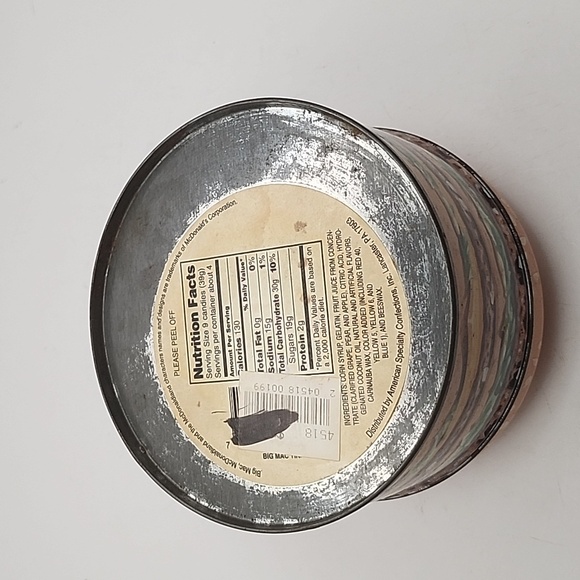 Vintage 1996 Limited Edition McDonald's Big Mac Hamburger Collector's Tin - Picture 6 of 12